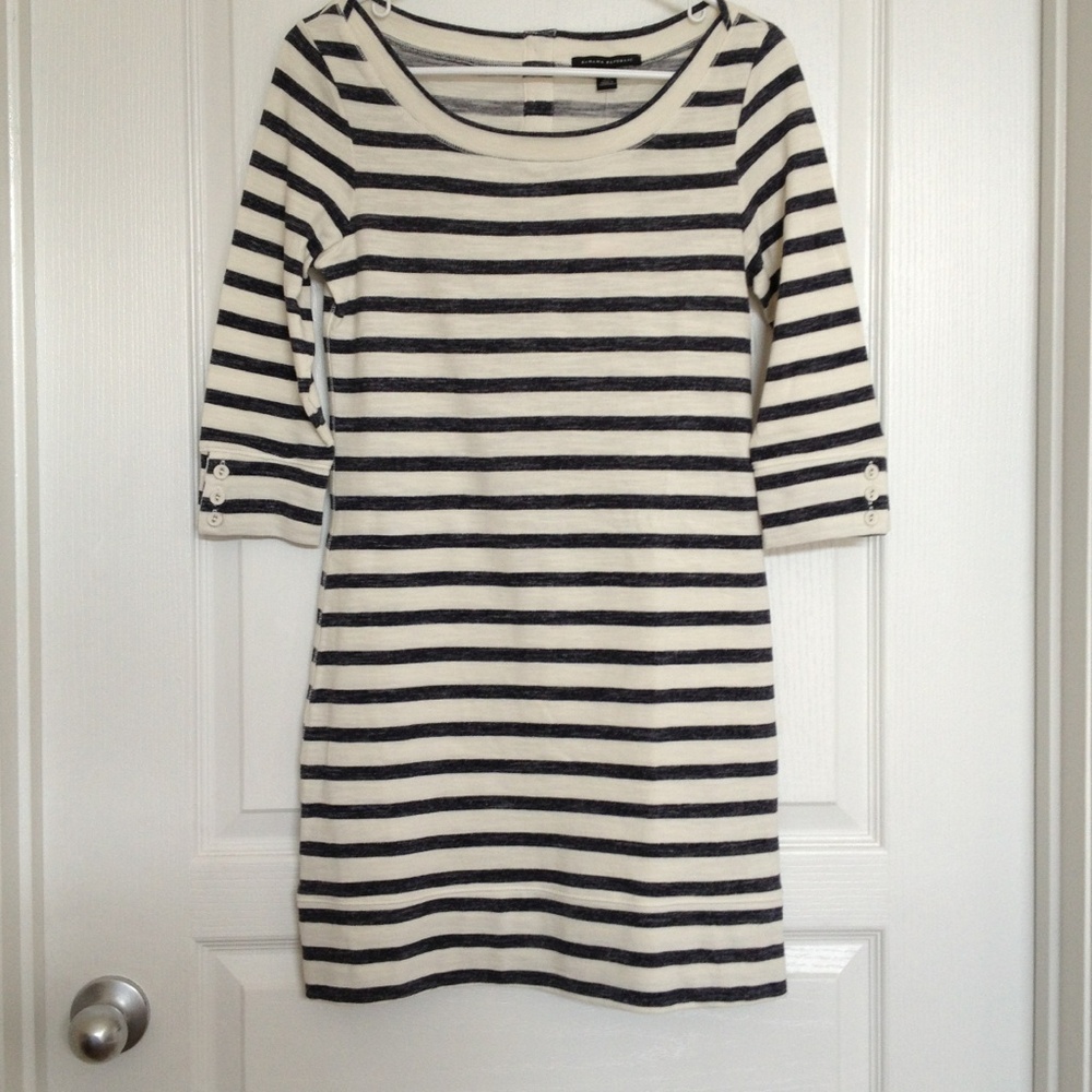 Banana Republic XS petite striped dress